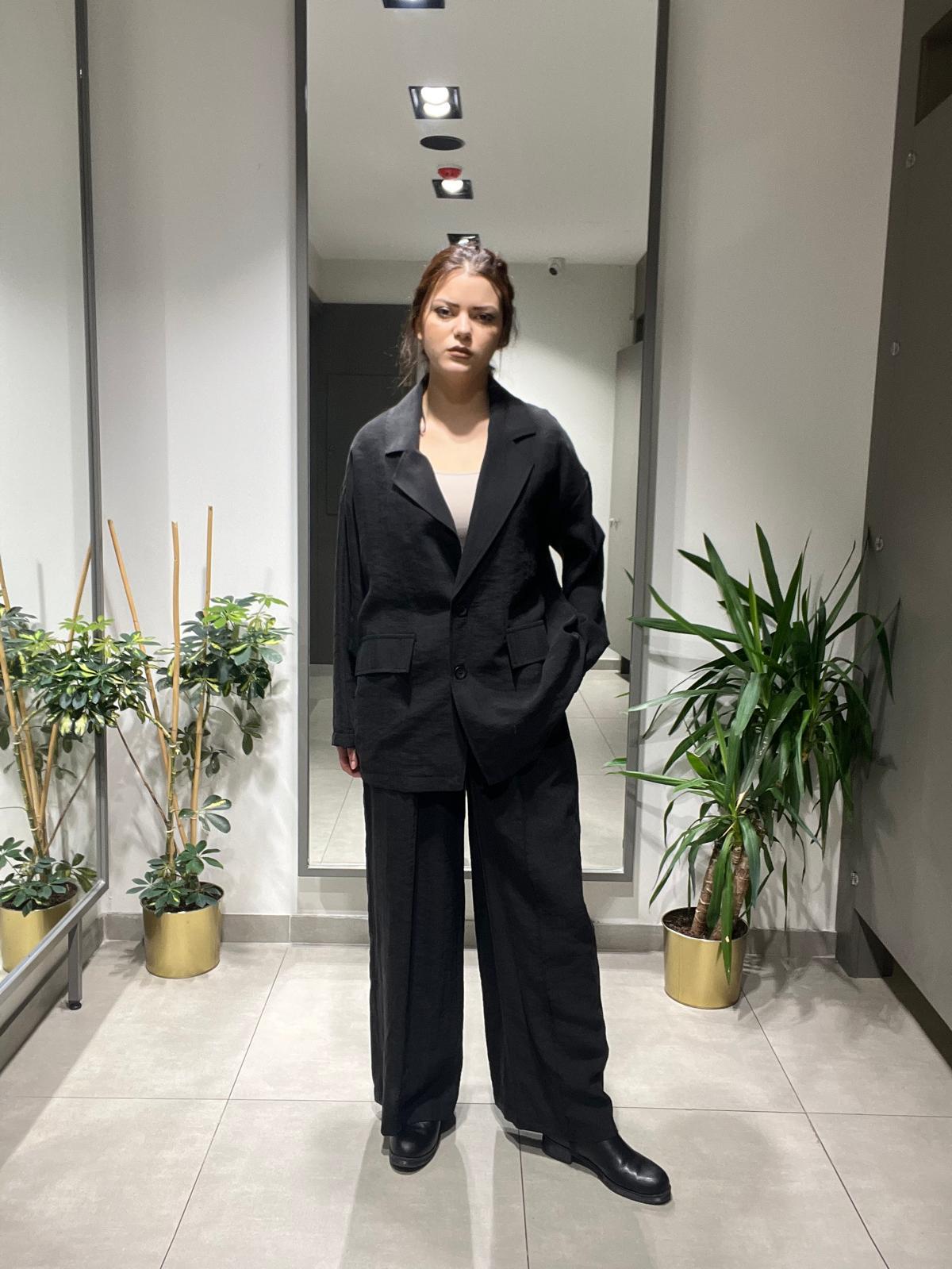 Oversize Ceketli Takım
