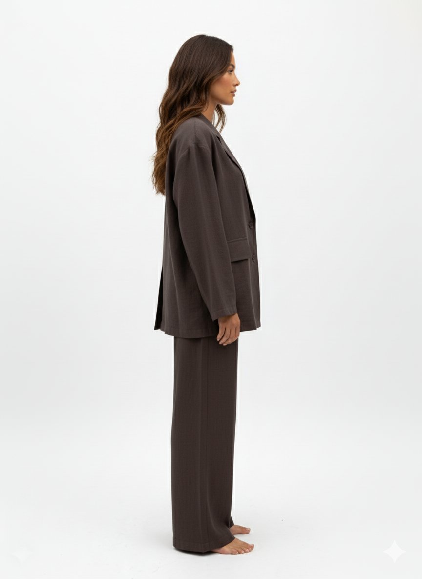 Oversize Ceketli Takım