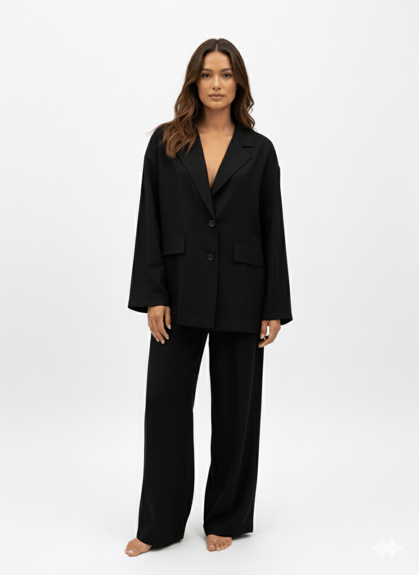 Oversize Ceketli Takım
