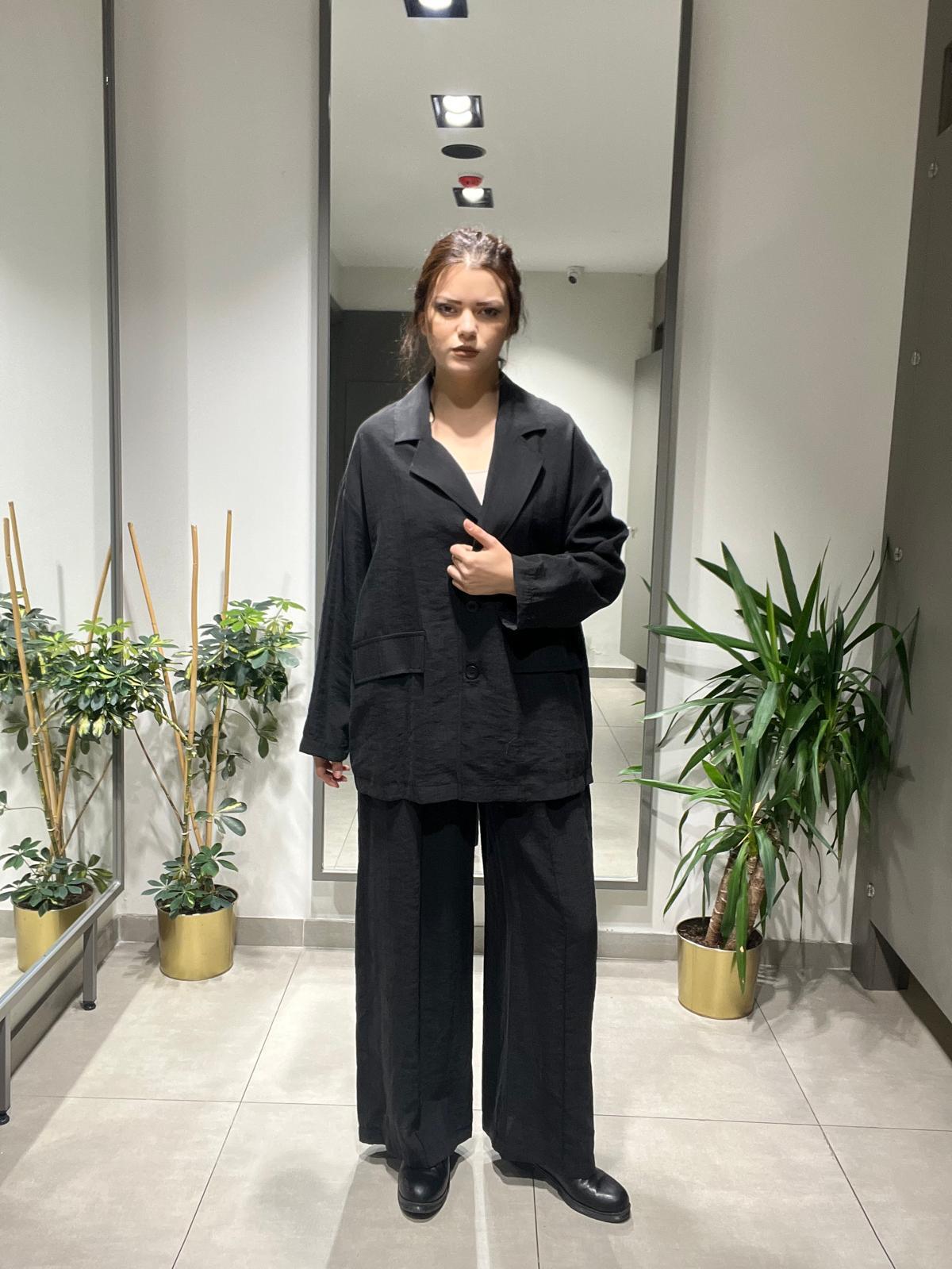 Oversize Ceketli Takım