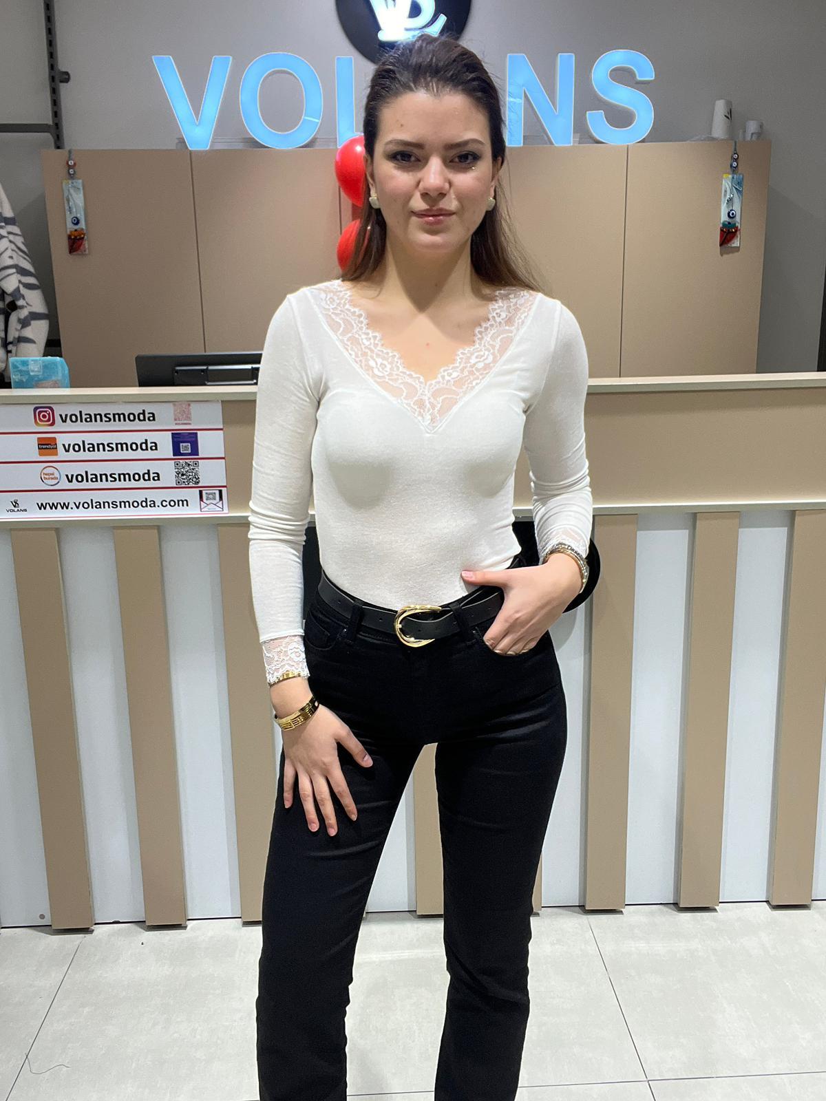 RUBY DANTEL YAKA BLUZ