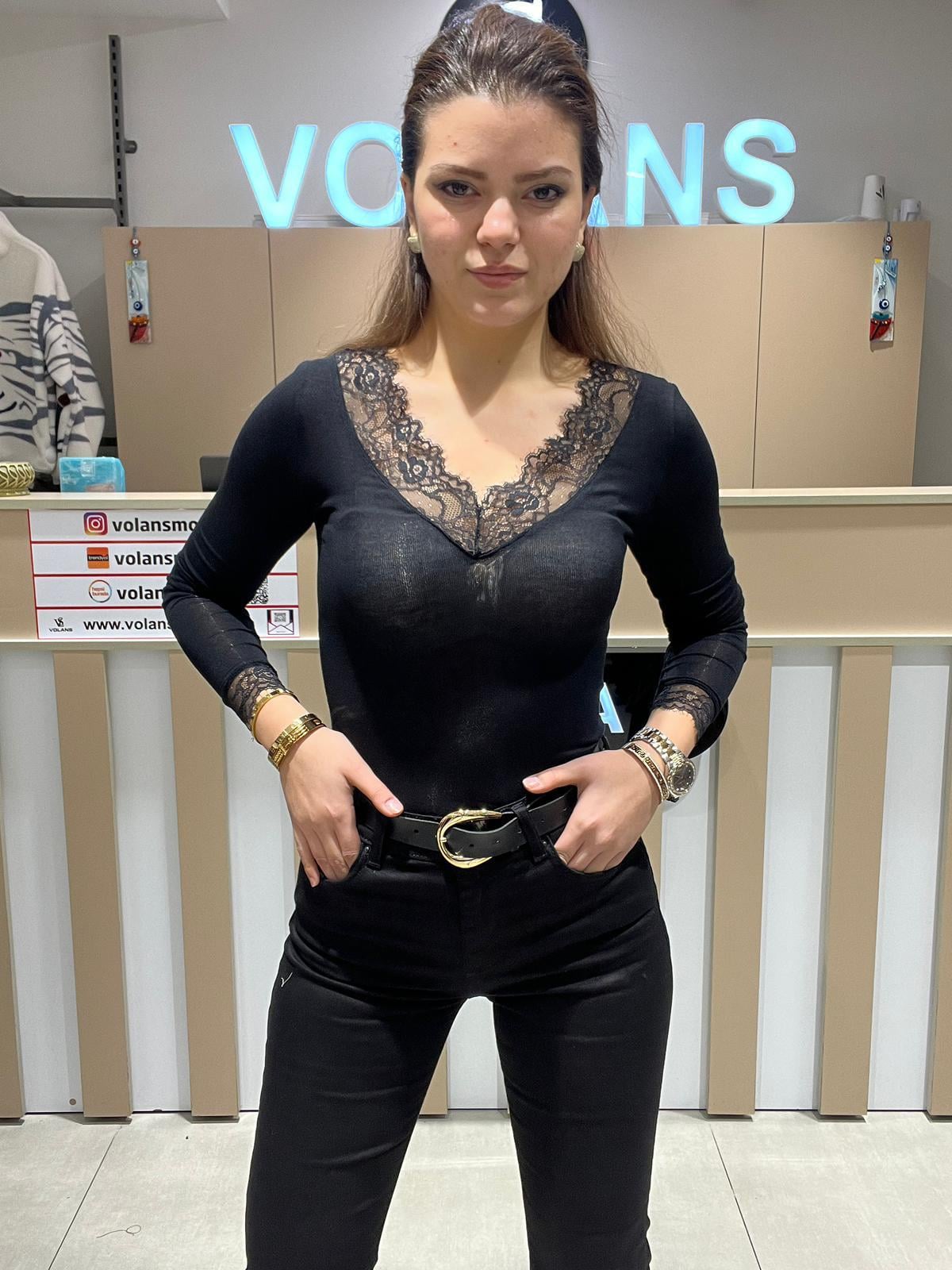 RUBY DANTEL YAKA BLUZ