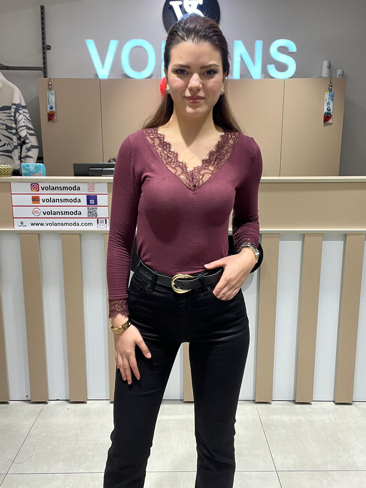 RUBY DANTEL YAKA BLUZ