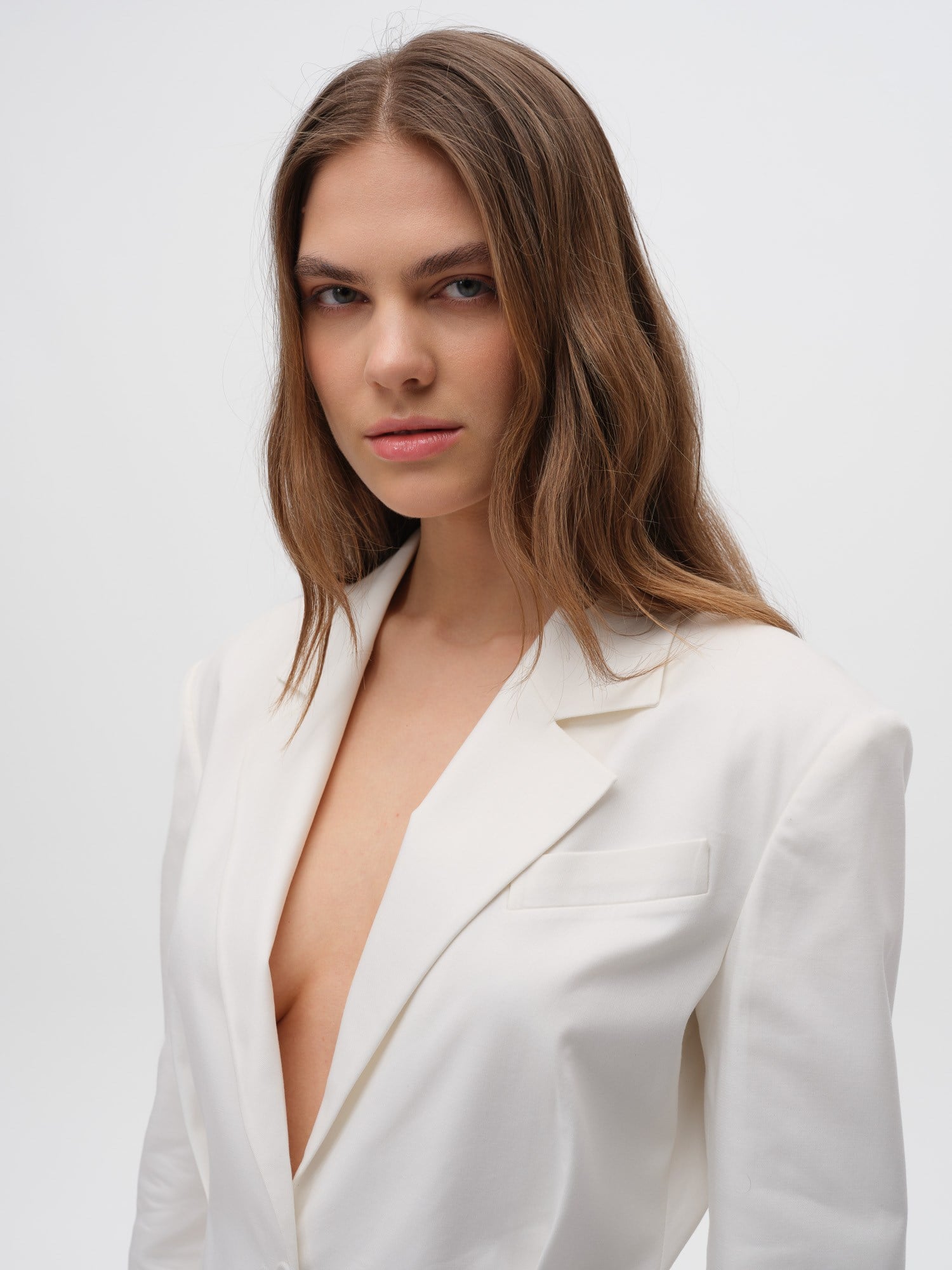 Piarbi Pileli Bel Detaylı Elegant Ceket - Aksesuarlı Pamuk & Modal Form