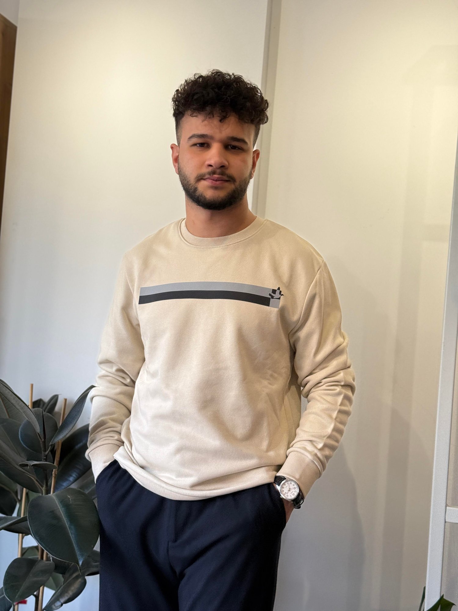 BEJ B*YMEN BASKILI SWEATSHIRT