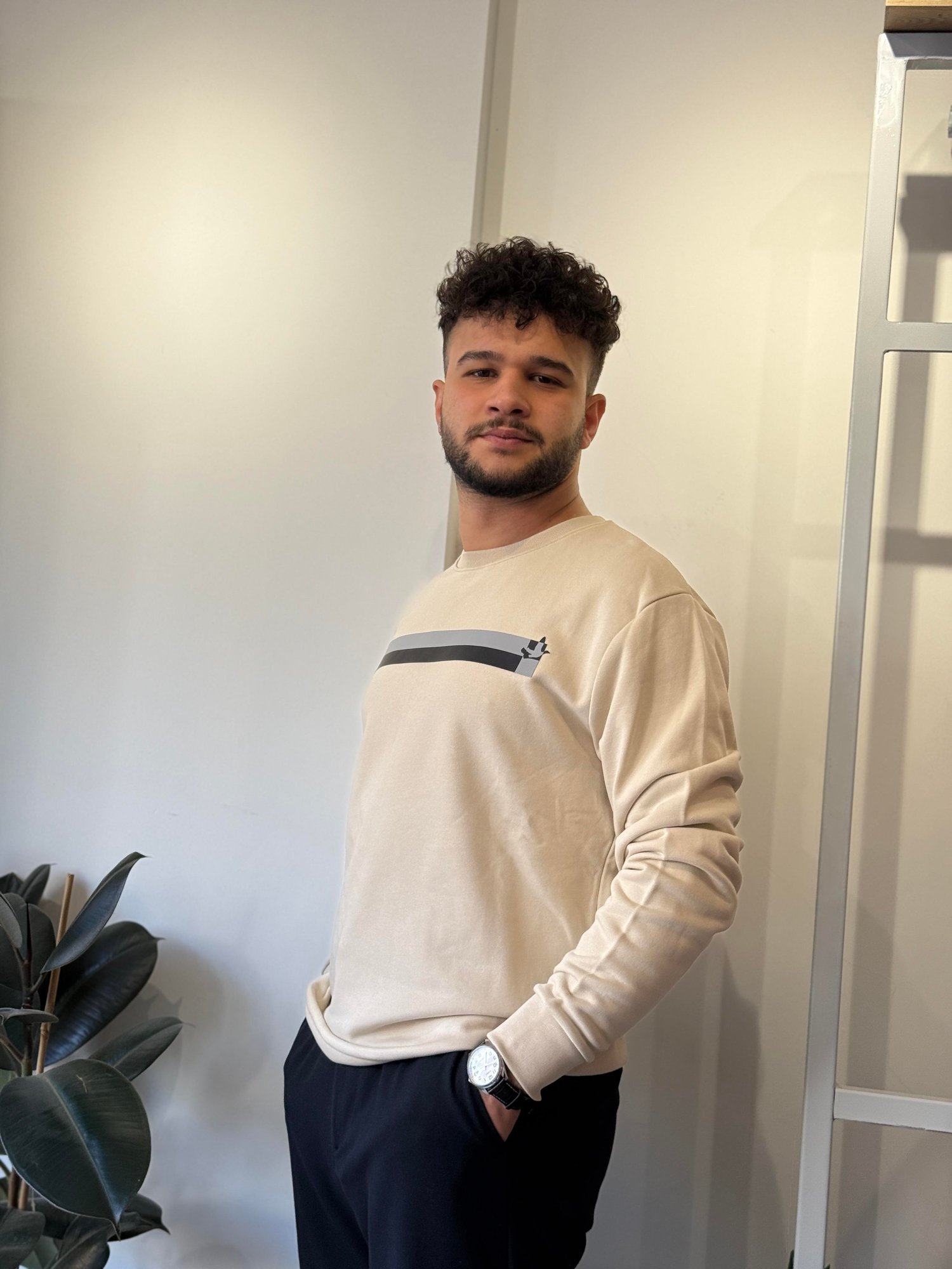 BEJ B*YMEN BASKILI SWEATSHIRT