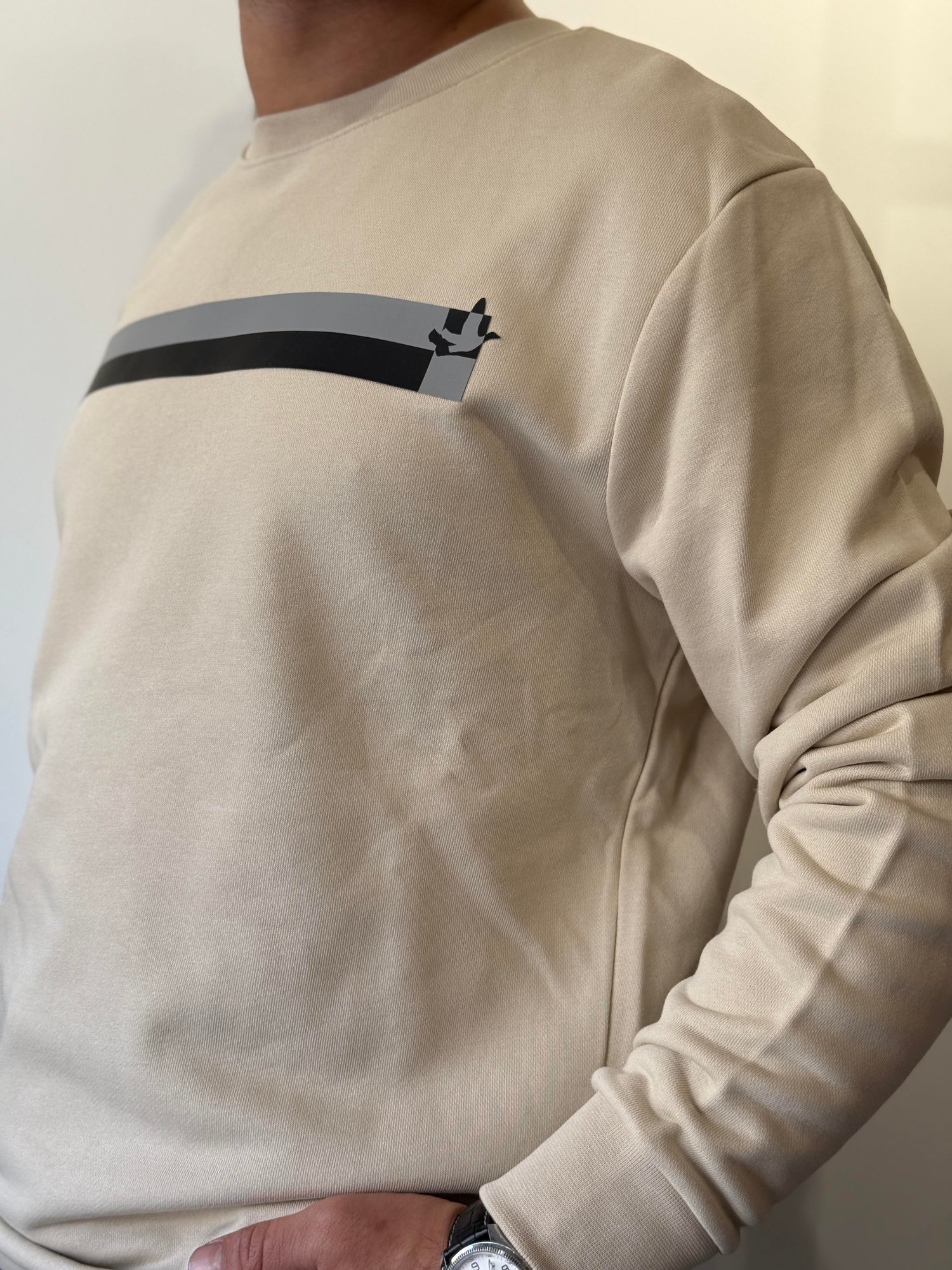 BEJ B*YMEN BASKILI SWEATSHIRT