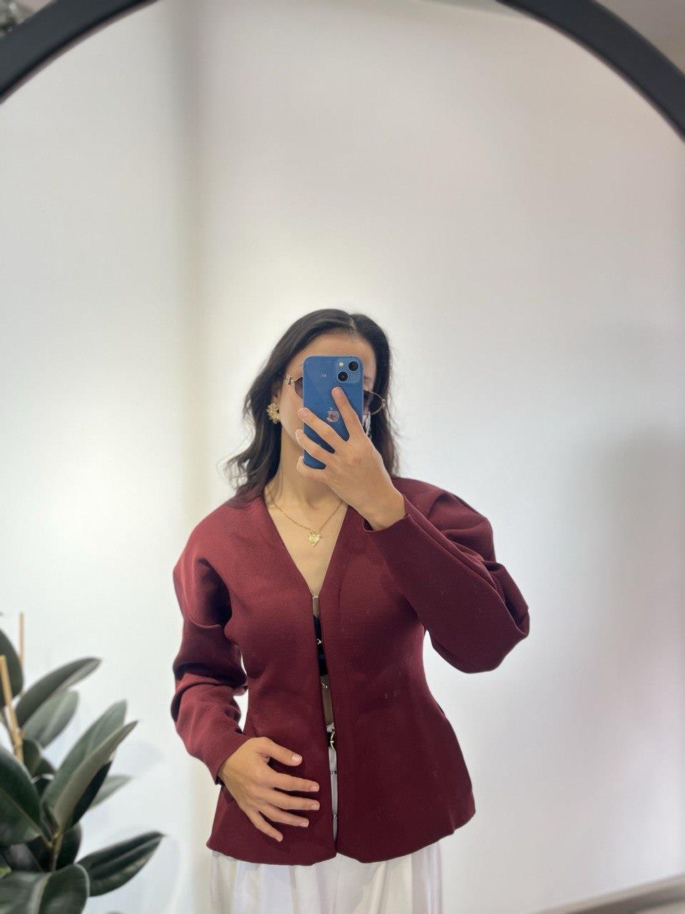 BORDO KANCALI ÇELİK ÖRME HIRKA 