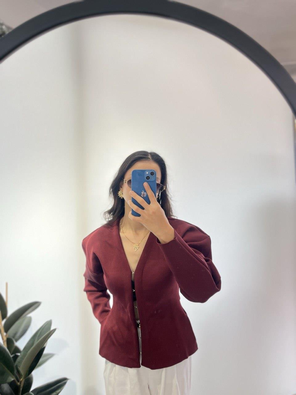 BORDO KANCALI ÇELİK ÖRME HIRKA 
