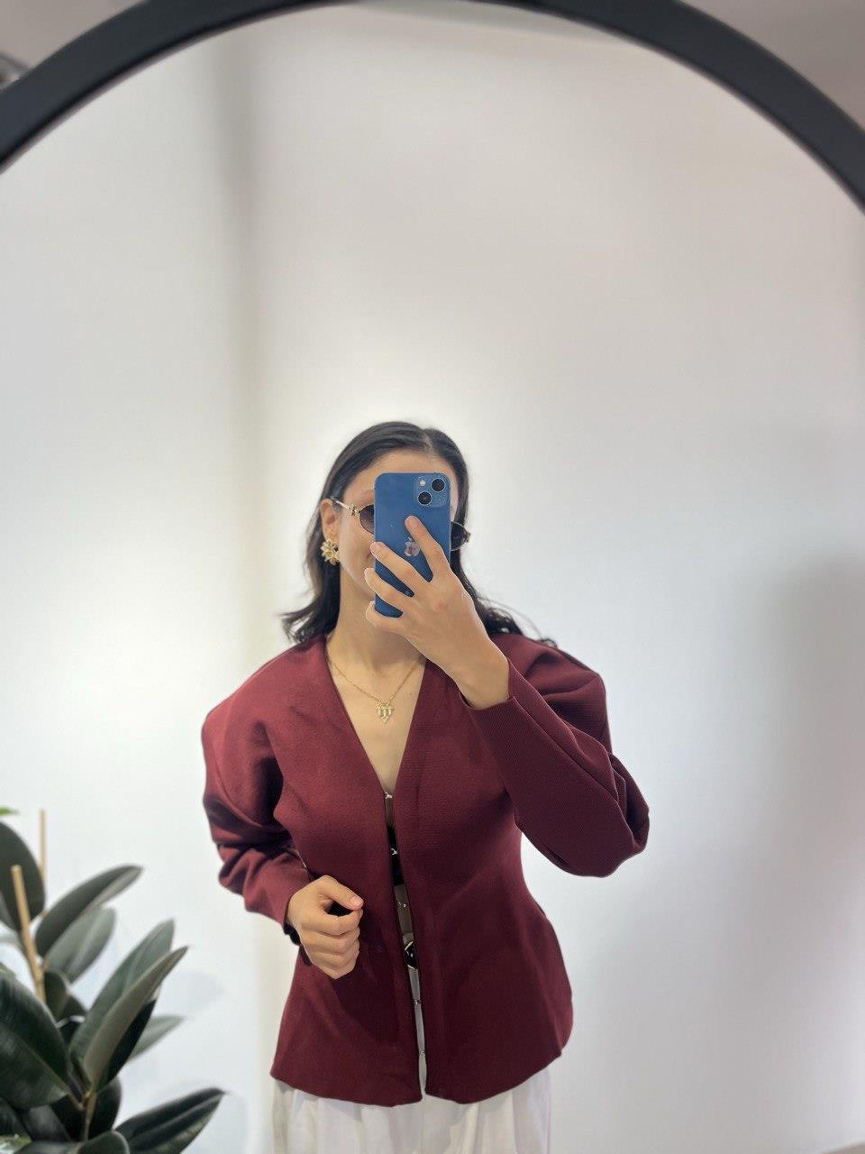 BORDO KANCALI ÇELİK ÖRME HIRKA 