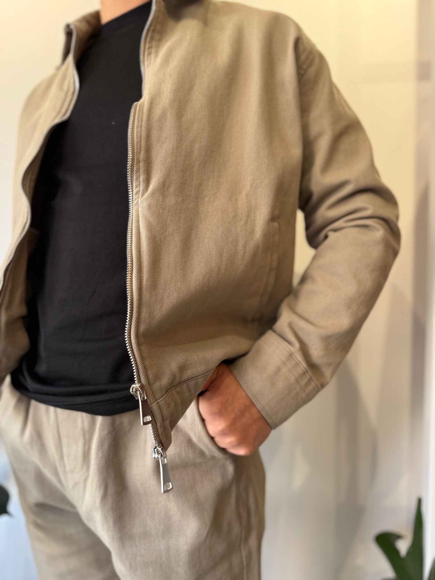 HAKİ YEŞİL KOT CEKET PANTOLON TAKIM 