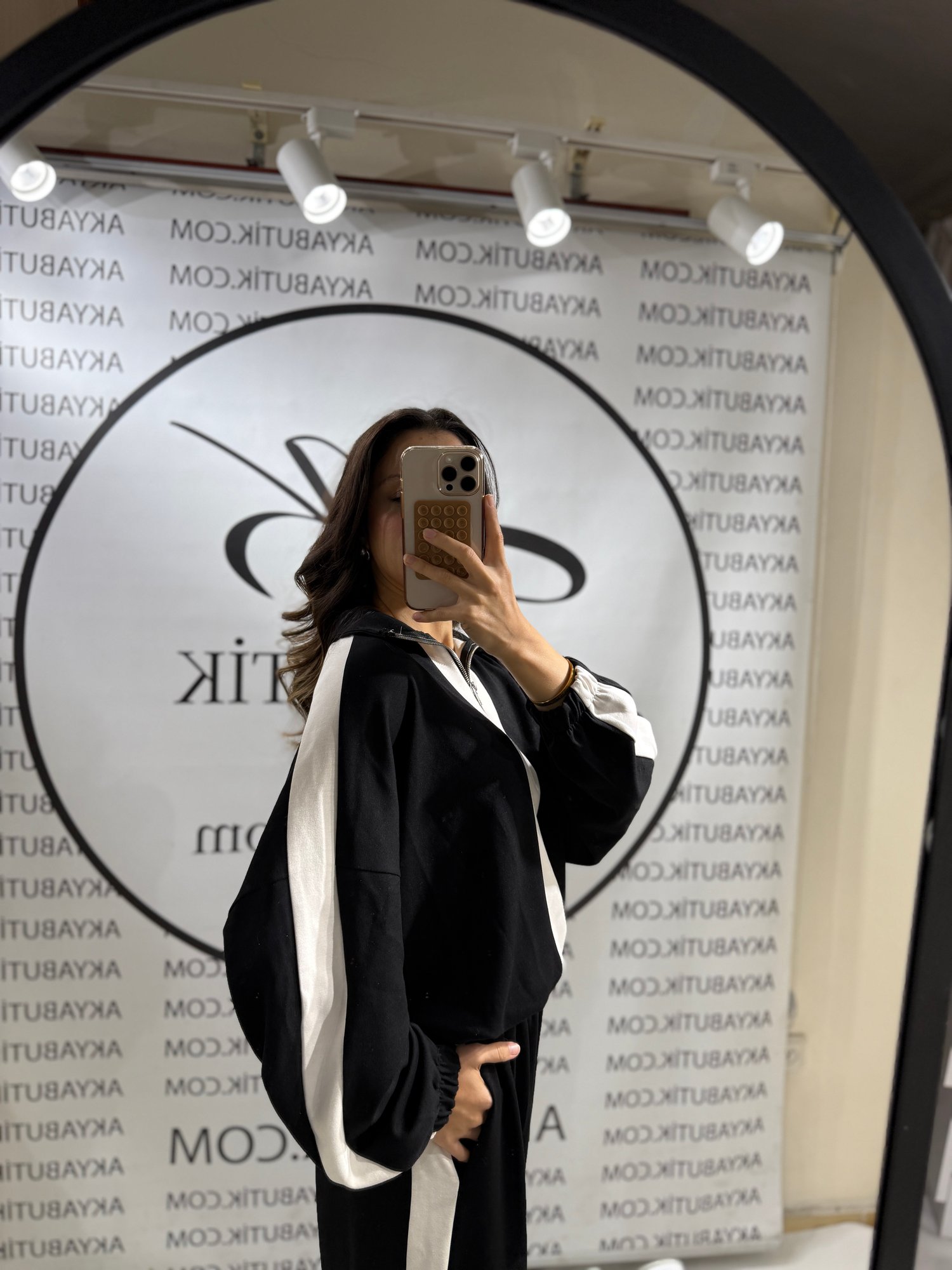 Şeritli Modal Kumaş Eşofman Takımı 