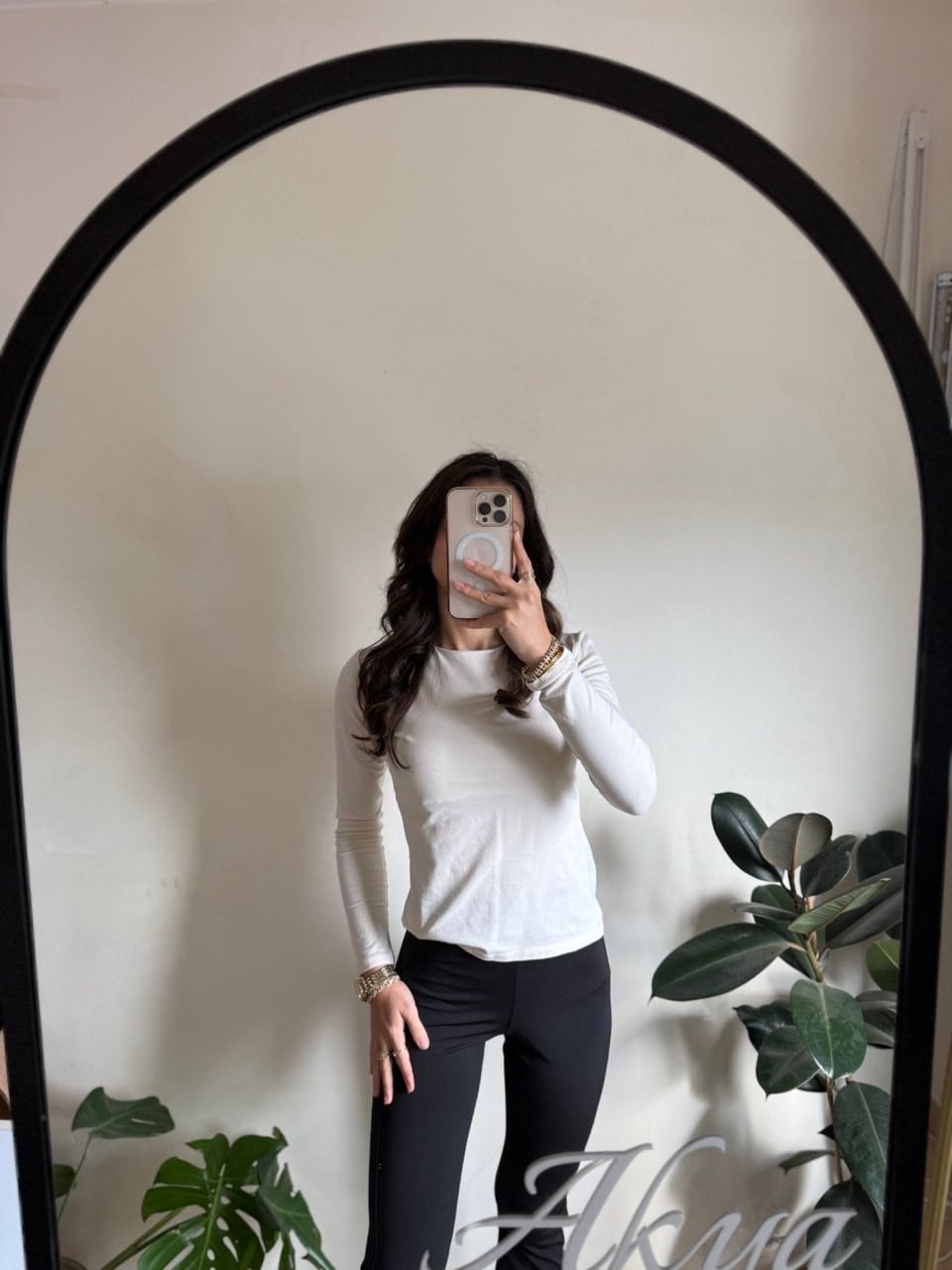 Siyah Marka Model İspanyol Paça Tayt 