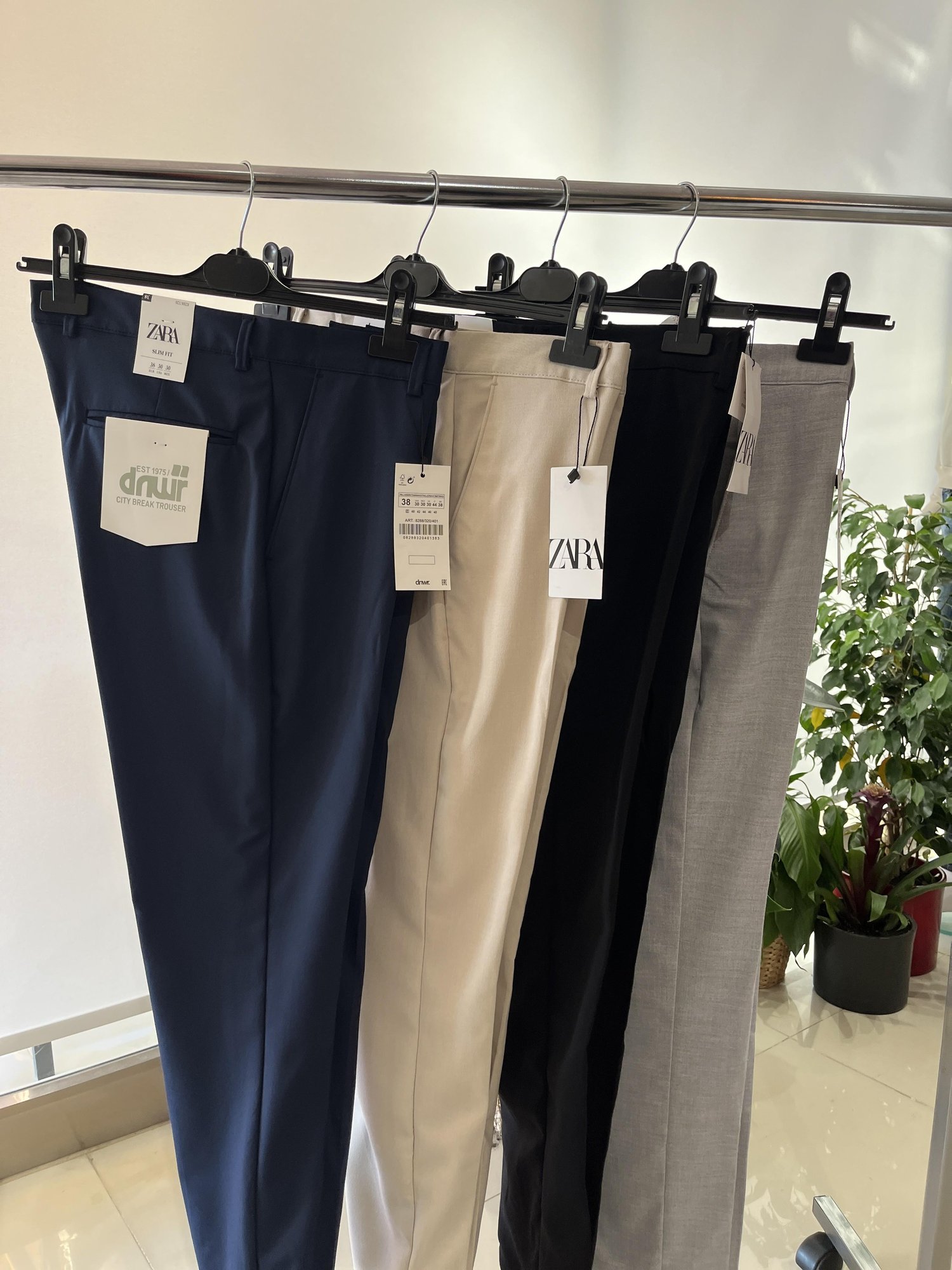 SİYAH Z*RA SLİM FİT PANTOLON 