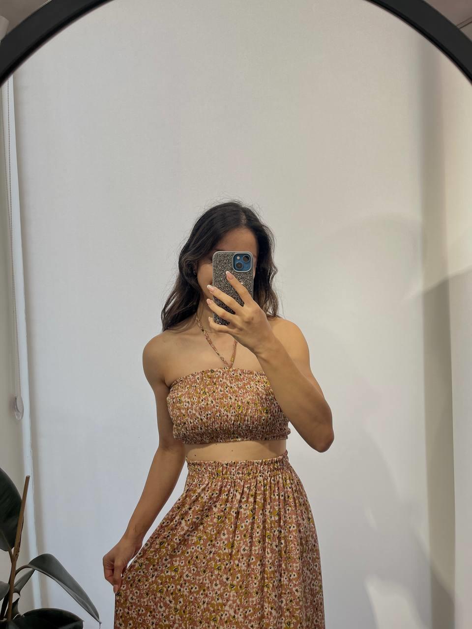 TOZ PEMBE ETEK/CROP TAKIM