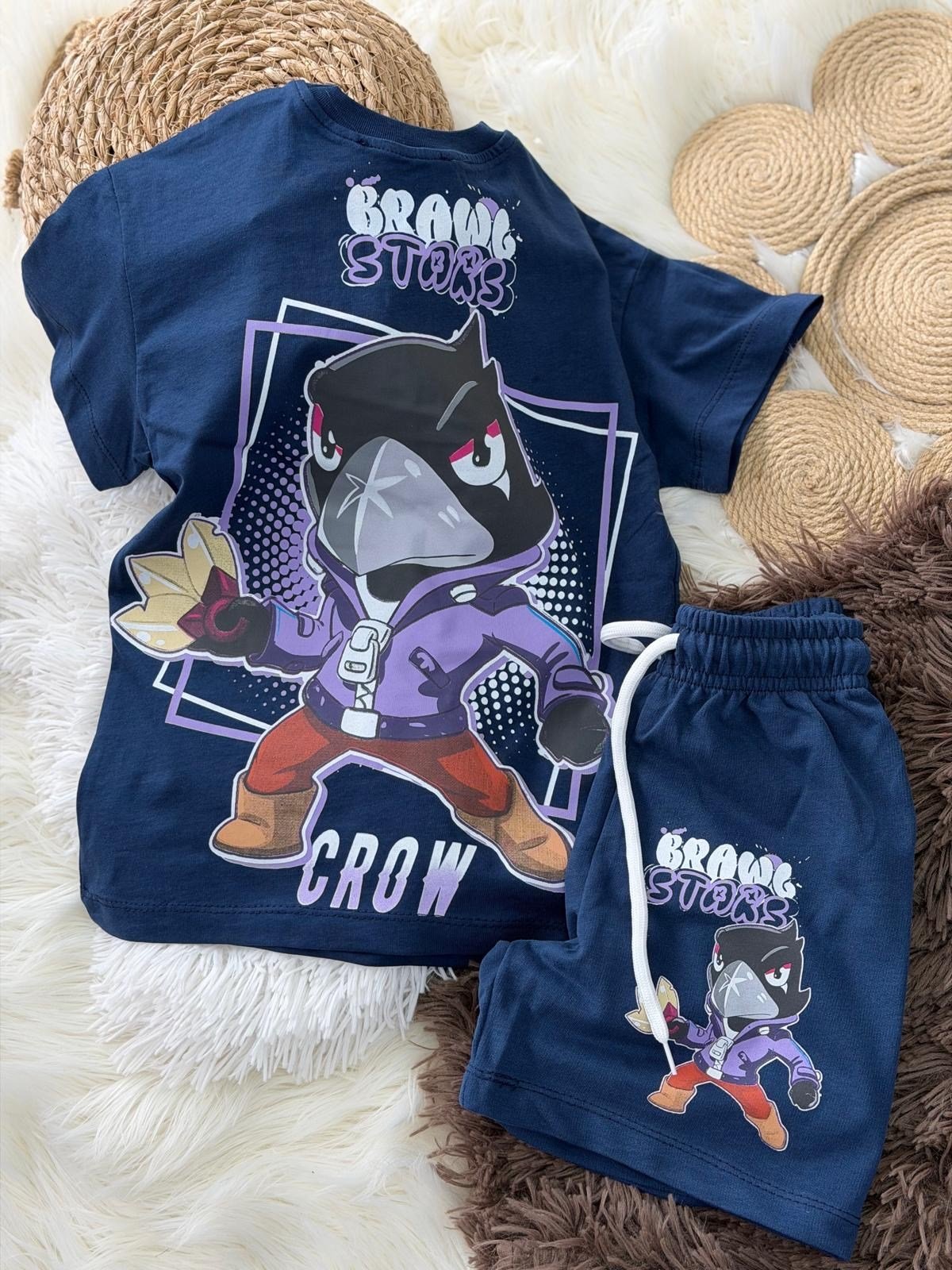 BRAWL STARS LACİVERT ŞORTLU TAKIM