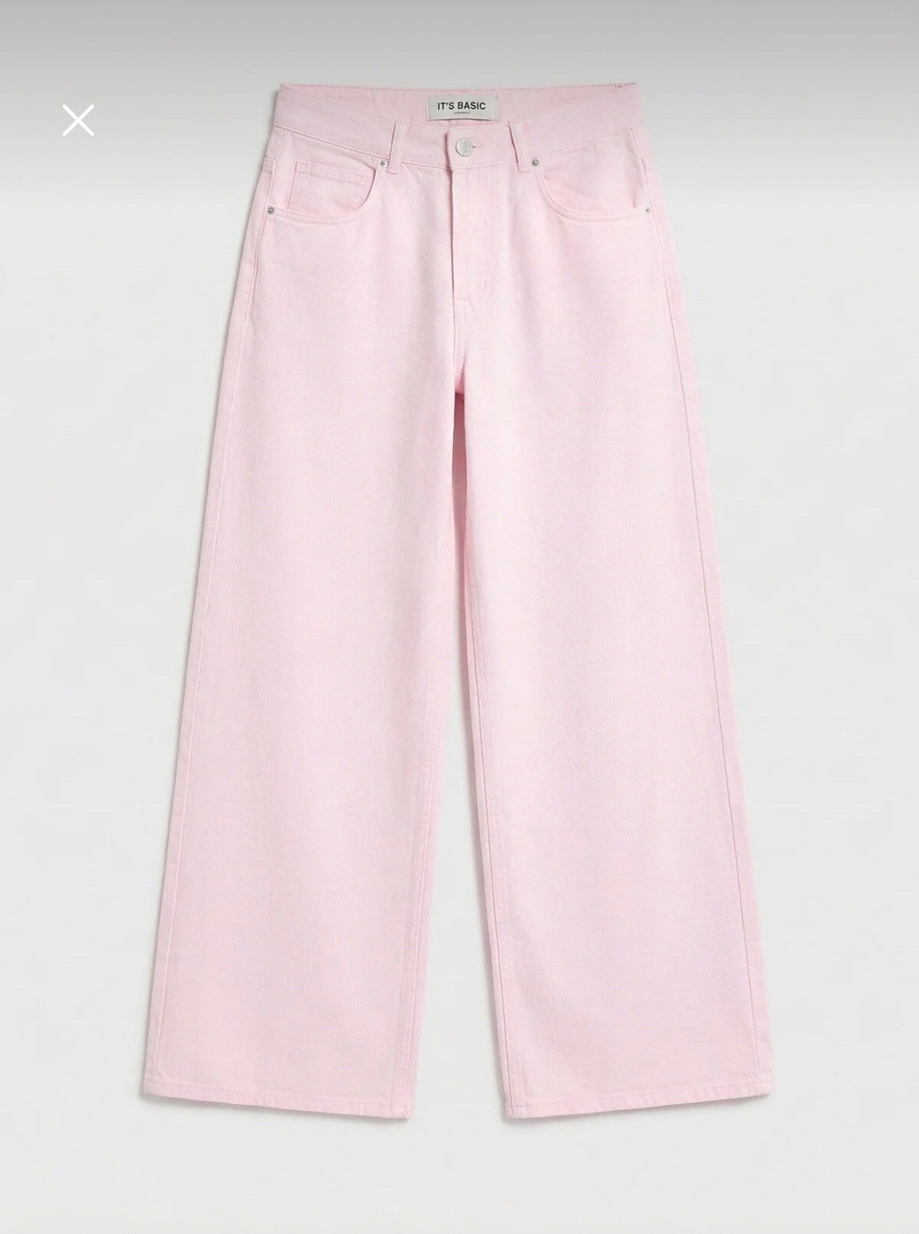 ITS BASIC PEMBE PALAZZO PANTOLON