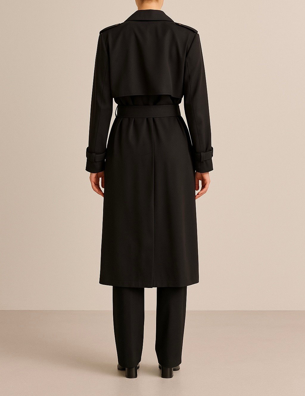 KLASİK KESİM KEMERLİ TRENCHCOAT