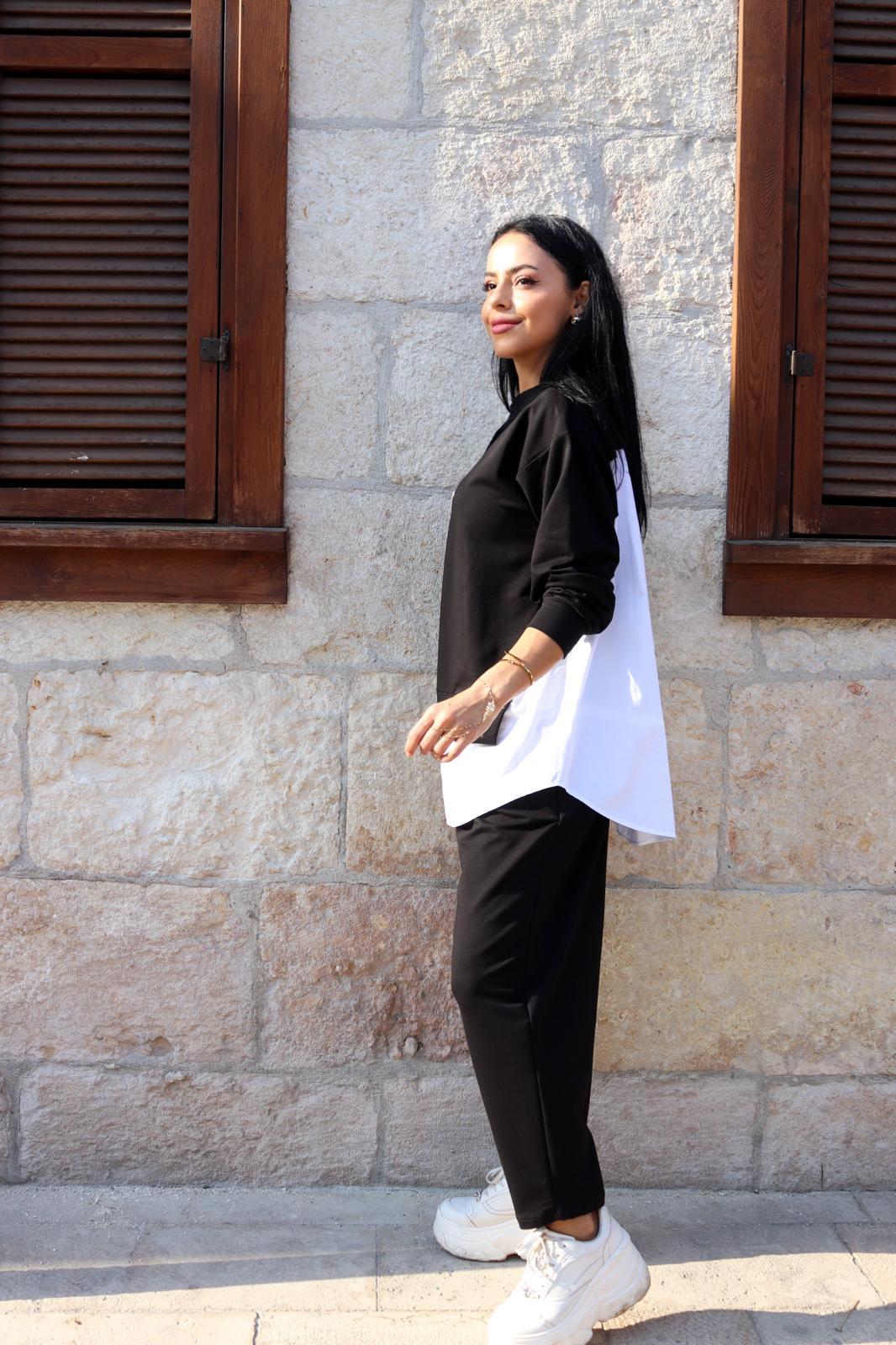 Oysho Kumaş Oversize İkili Eşofman Takımı