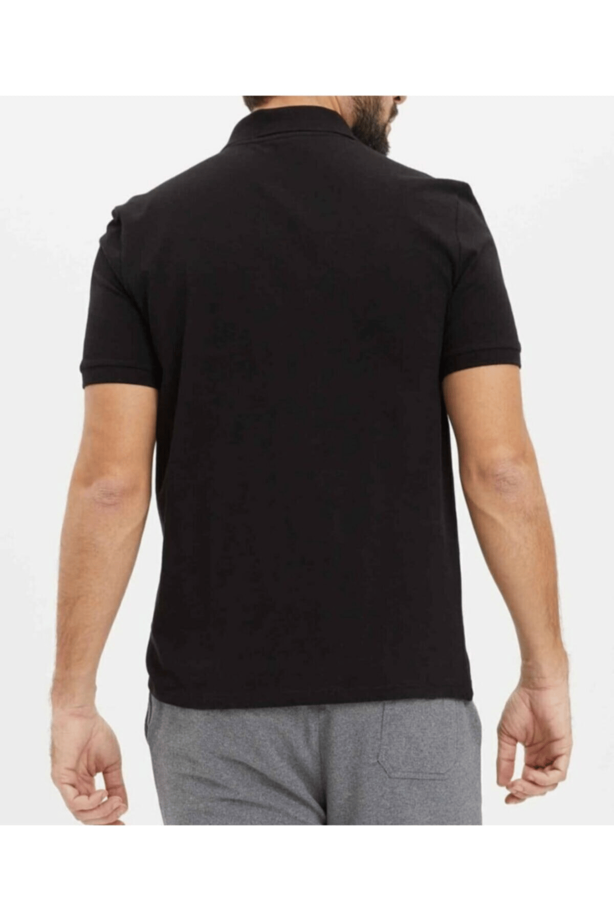 Erkek Sarı Polo Yaka Slimfit Basic Tshirt