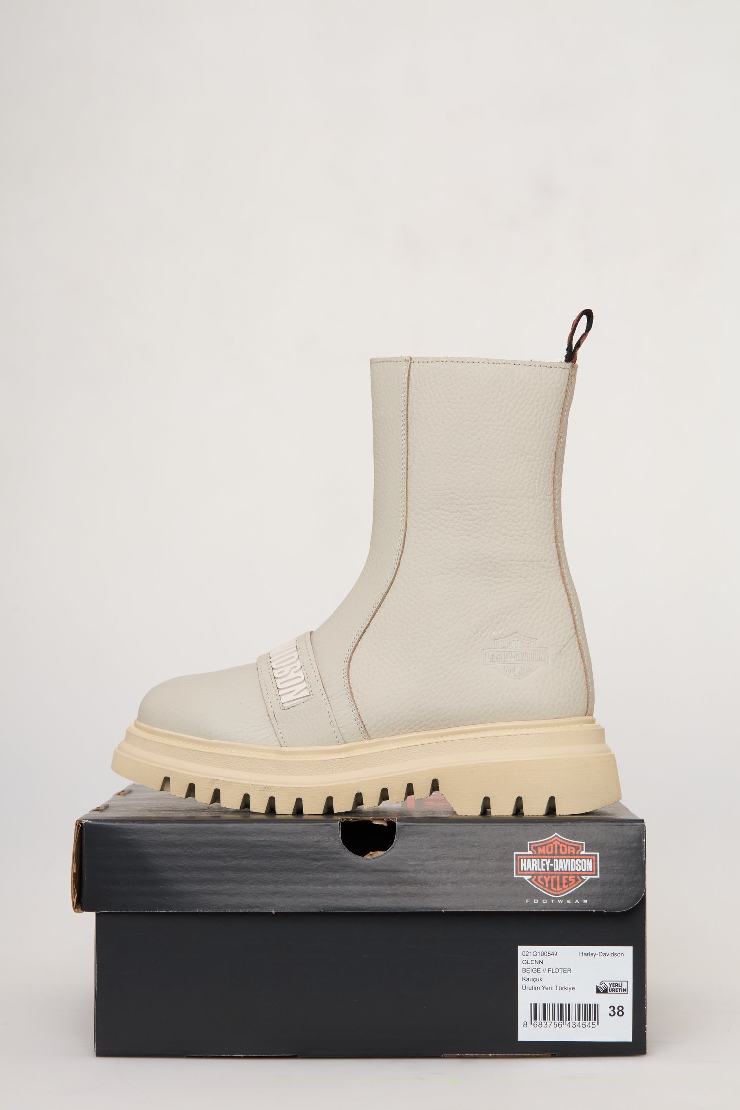 Harley-Davidson 021G100549 GLENN BEIGE // DERİ