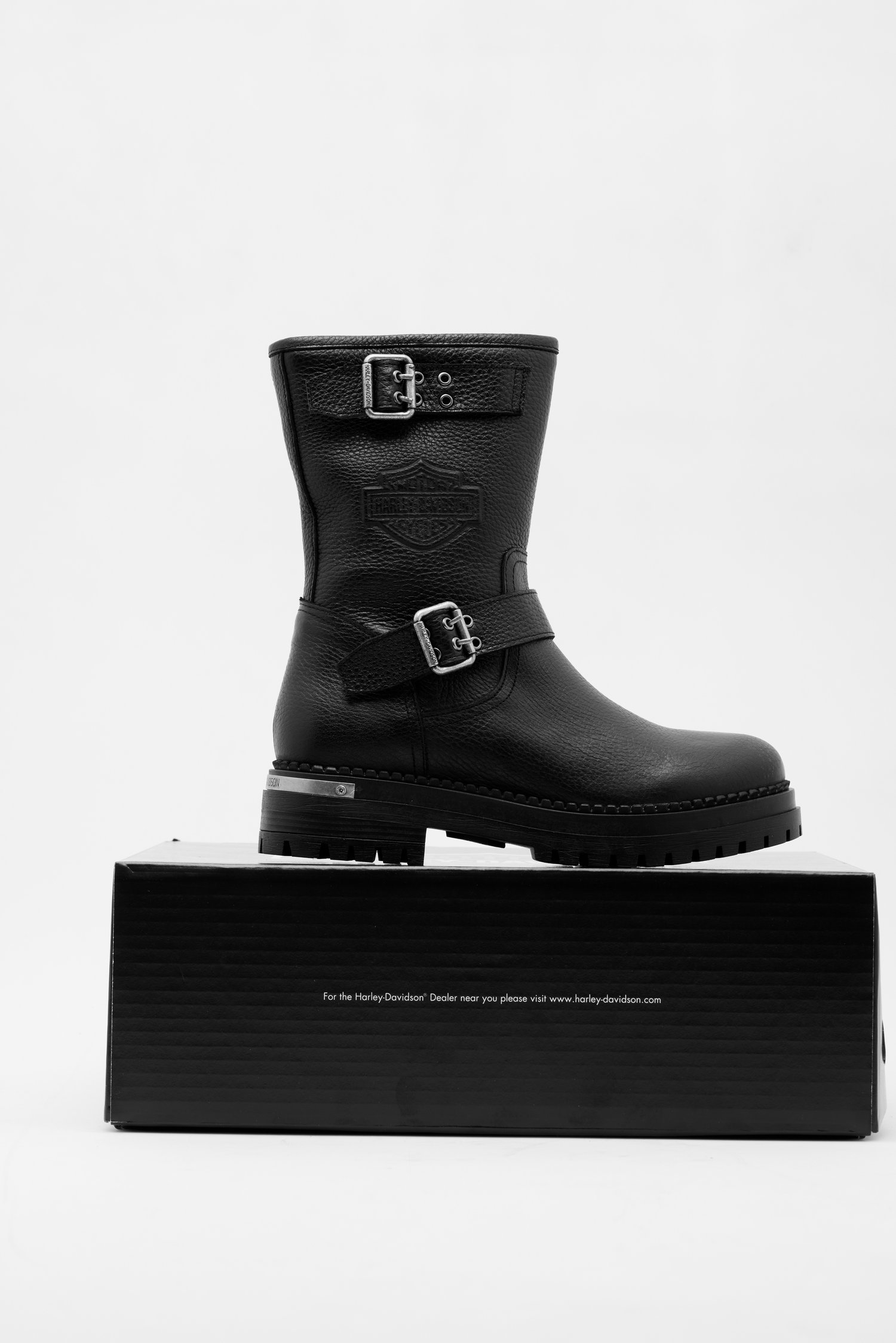 Harley-Davidson 026Z100104 WONDER BLACK // BASKILI DERİ