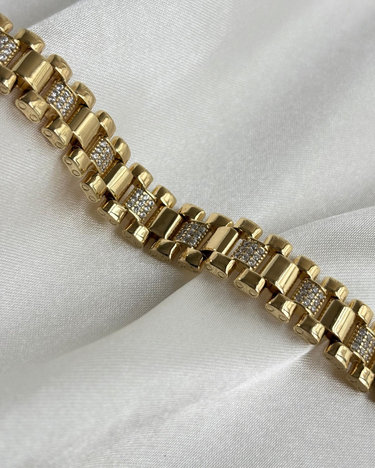 14K Xuping Ara Taşlı Kordon Model Bileklik
