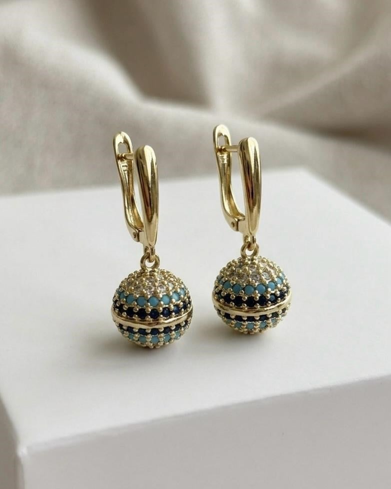 14K Xuping Boncuk Model Küpe