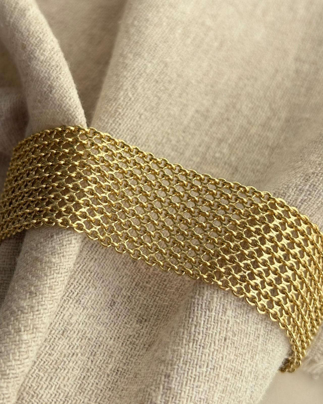 14K Xuping Hasır Örgü Model Bileklik