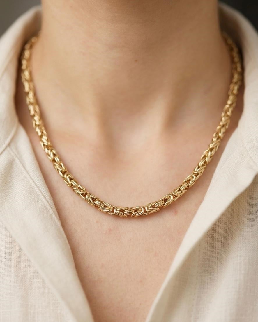 14K Xuping Kral Zincir Set