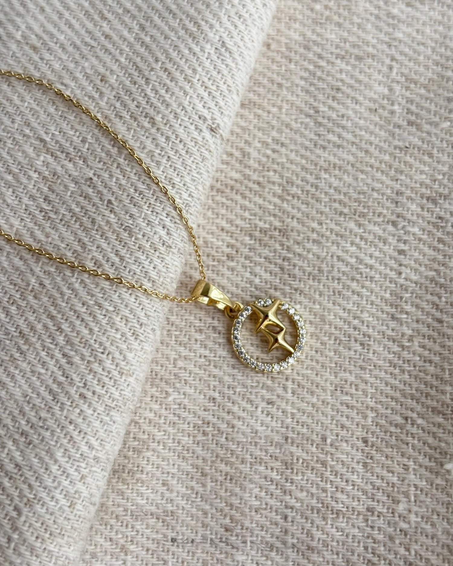 14K Xuping Pırıltı Kolye