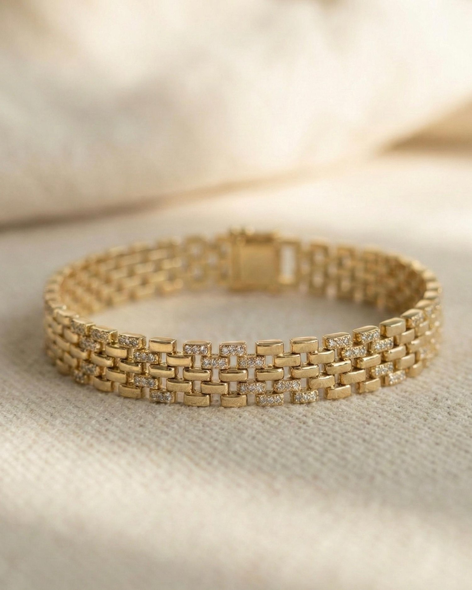 14K Xuping Taşlı Kemer Model Bileklik