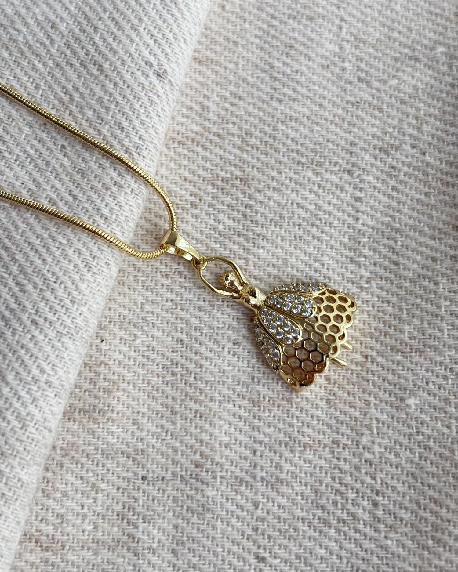 14K Xuping Taşlı Model Kolye