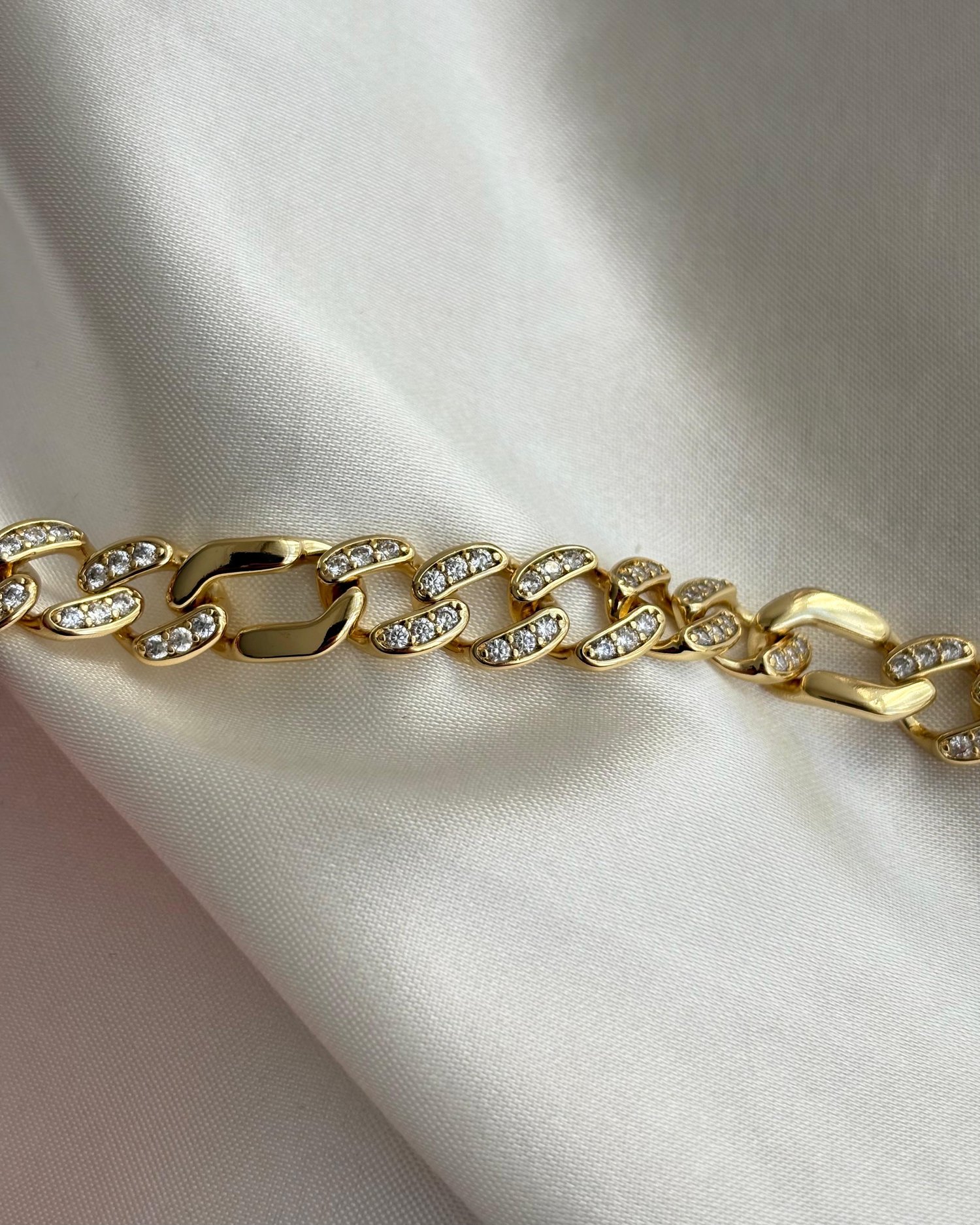 14K Xuping Zirkon Taşlı Gurmet Bileklik