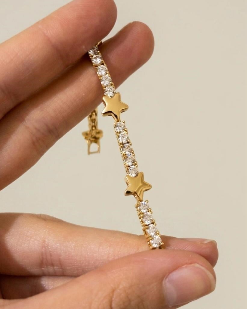 Xuping Pırlanta Star Gold Bileklik