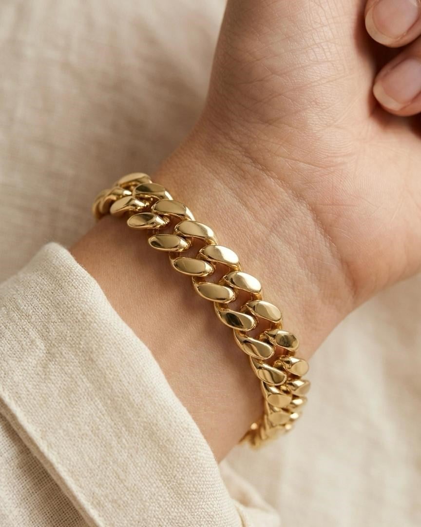 Xuping Sola Zirkon Gold Gurmet Bileklik
