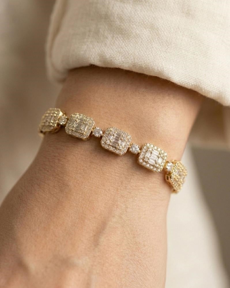 Xuping Tina Zirkon Gold Bileklik