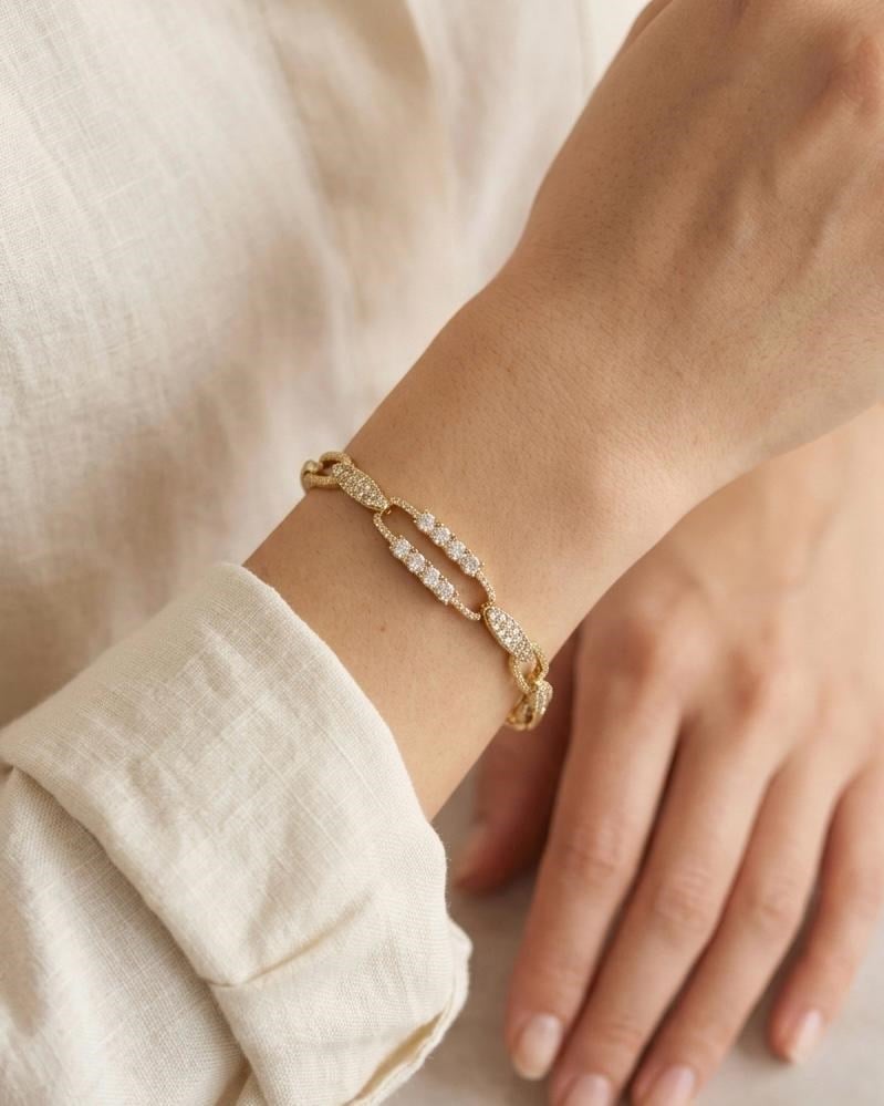 Xuping Yuna Zirkon Gold Bileklik
