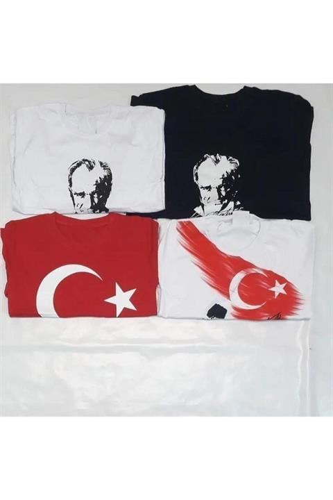 23 Nisan 19 Mayıs 29 Ekim 10 Kasım Okul Gösteri Unısex Garson Boy Çocuk Ay Yıldız Baskılı U