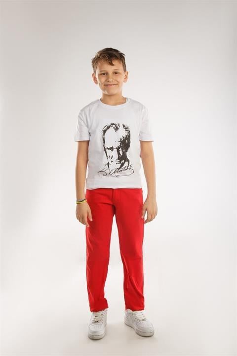 23 Nisan 29 Ekim Kız Erkek Unisex Uygundur Kırmızı Pantolon Kilo 39) (boy 1.45cm)