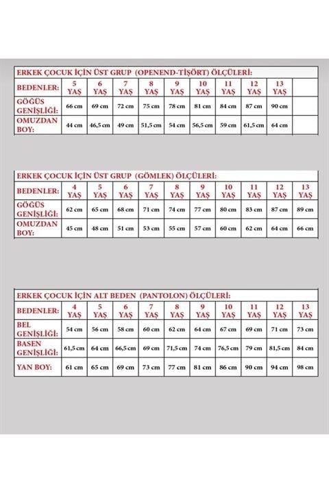23 Nisan Erkek çocuk askı papyon,kısa kol gömlek,pantolon Alt-Üst takım