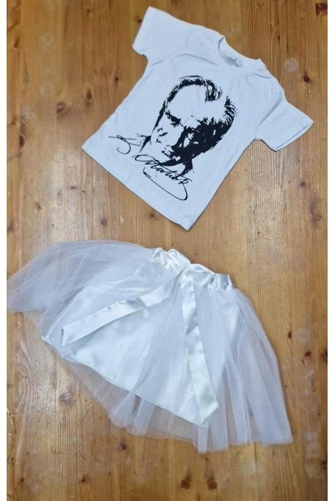 23 Nisan Konbini Tütü Etek Ve Tshirt Ataürk Baskılı