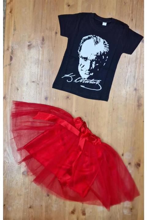 23 Nisan Konbini Tütü Etek Ve Tshirt Ataürk Baskılı