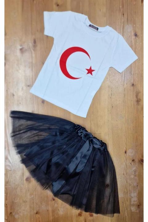 23 Nisan Konbini Tütü Etek Ve Tshirt Ataürk Baskılı