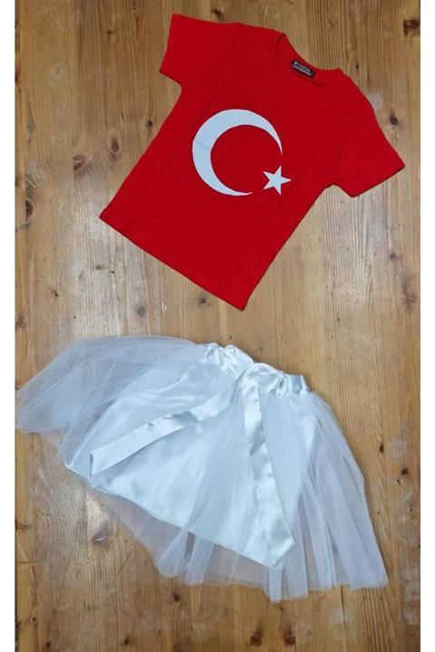 23 Nisan Konbini Tütü Etek Ve Tshirt Ataürk Baskılı