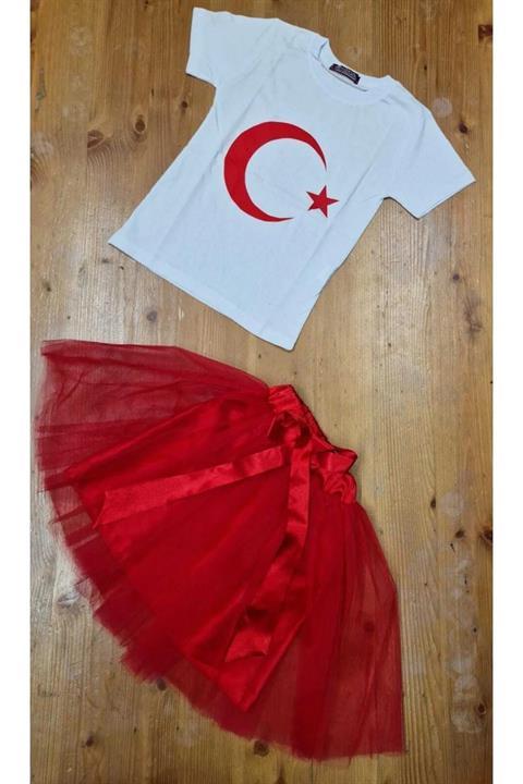 23 Nisan Konbini Tütü Etek Ve Tshirt Ataürk Baskılı