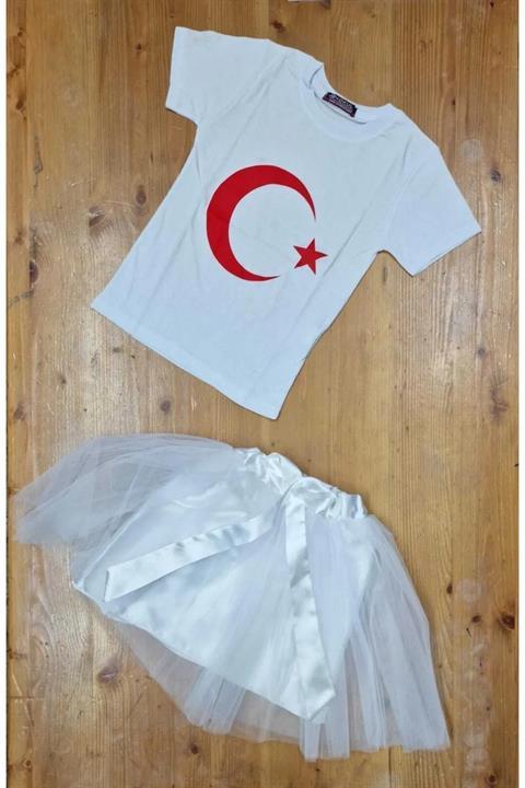 23 Nisan Konbini Tütü Etek Ve Tshirt Ataürk Baskılı