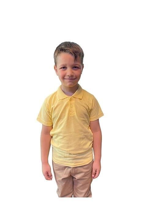 23 Nisan Unısex Çocuk Polo Yaka Kısa Kol Okul T-shirt Gösteri Kıyafeti 0-24