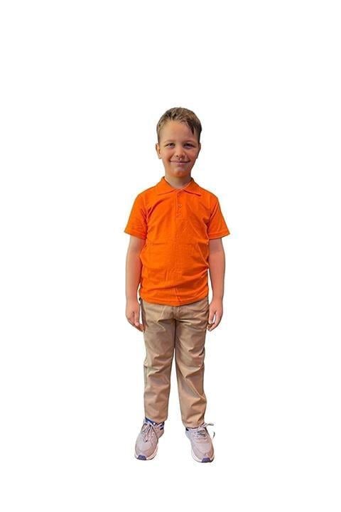 23 Nisan Unısex Çocuk Polo Yaka Kısa Kol Okul T-shirt Gösteri Kıyafeti 0-24