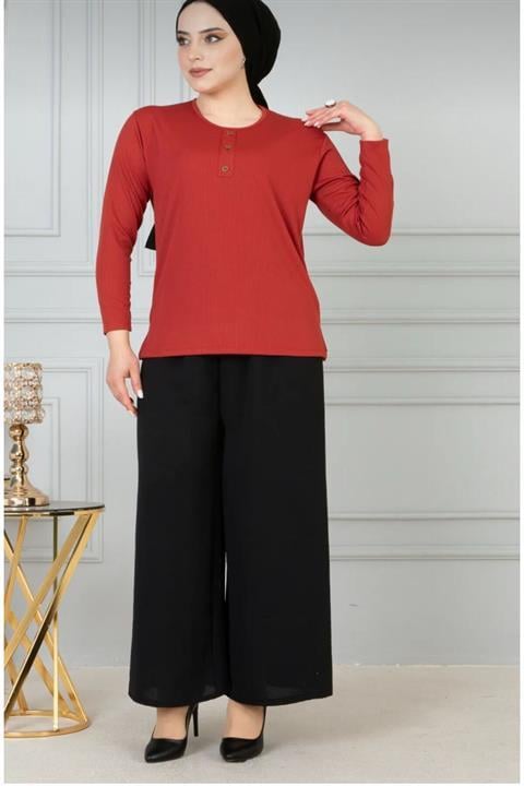 Anne likralı taşlı desenli penye (işlemelerde farklılıklar görülebilir)